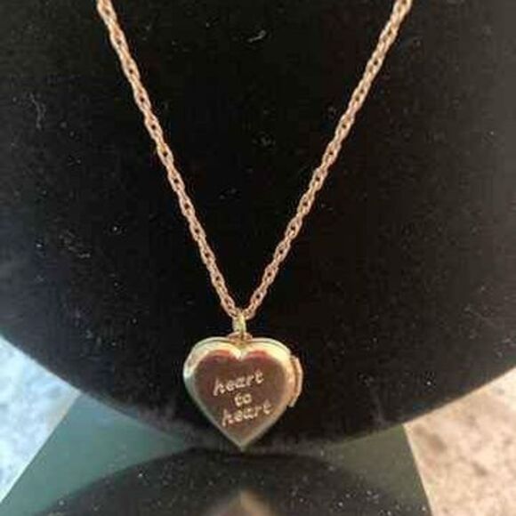 Locket - Heart to Heart on back - Picture 2 of 3